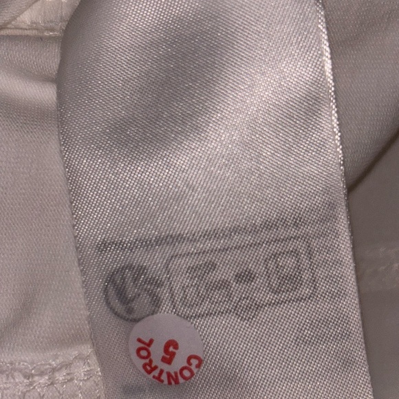 H&M White Long Sleeve Thong Bodysuit Size L - Picture 8 of 10